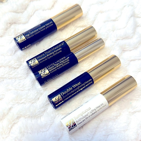 NEW: Esteer Lauder 5pc “Black” Lengthy Lashes Mascara Set - Picture 1 of 13